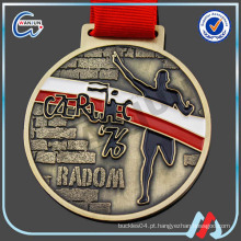 Medalha de metal de prêmio de esportes personalizados